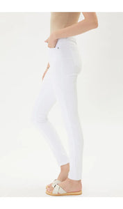 High Rise Skinny - white