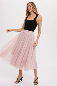 Tulle midi skirt near clearance me